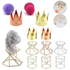 Металлический Дисплей подставка для ноутбука с украшением в виде кристаллов Стекло объектив мяч Гадания и предсказания фотографии Lensball основание 4050607080 мм Магическая сфера шар держатель