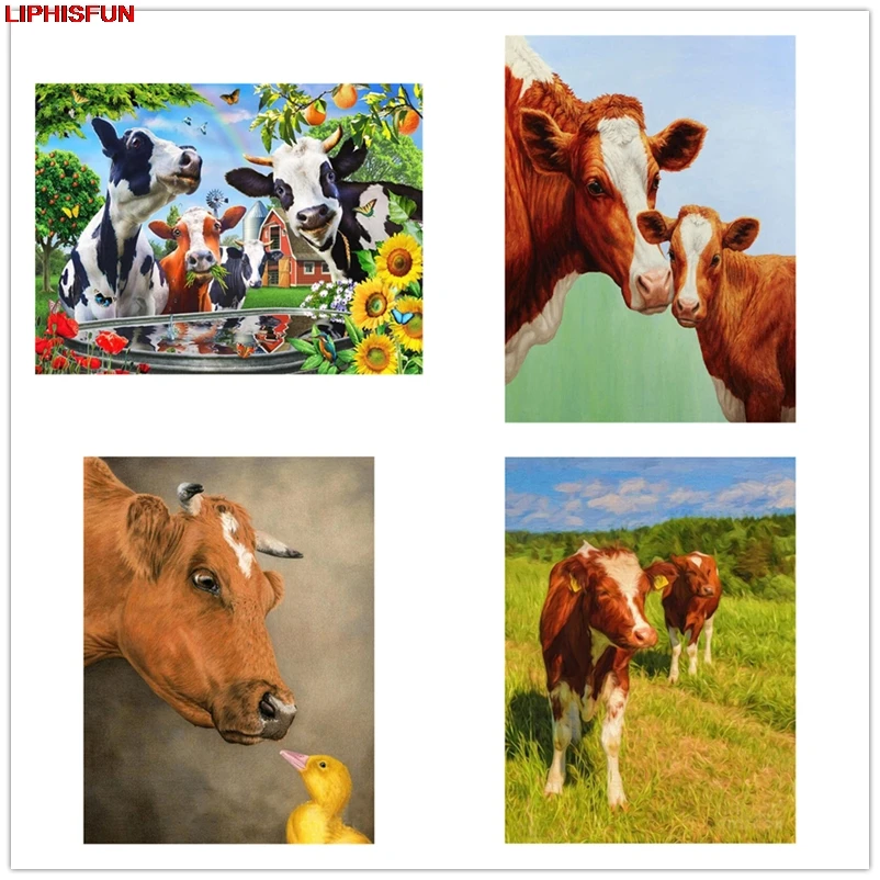 LIPHISFUN ручная работа вышивка крестиком Алмазная картина полная дрель домашний