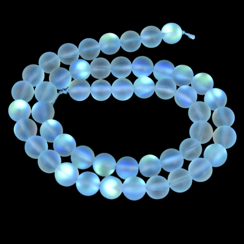 1 Набор 8 мм круглые свободные бусины натуральный фиолетовый Aqua Aura кварцевый
