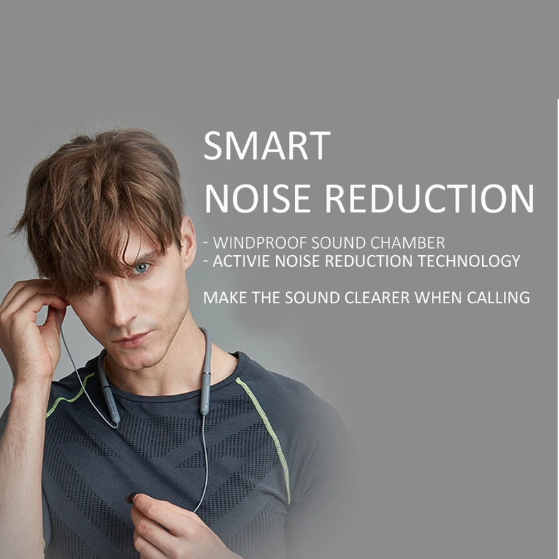 Bluetooth 5 0 спортивные наушники Handphones стерео сабвуфер металлические магнитные IPX4