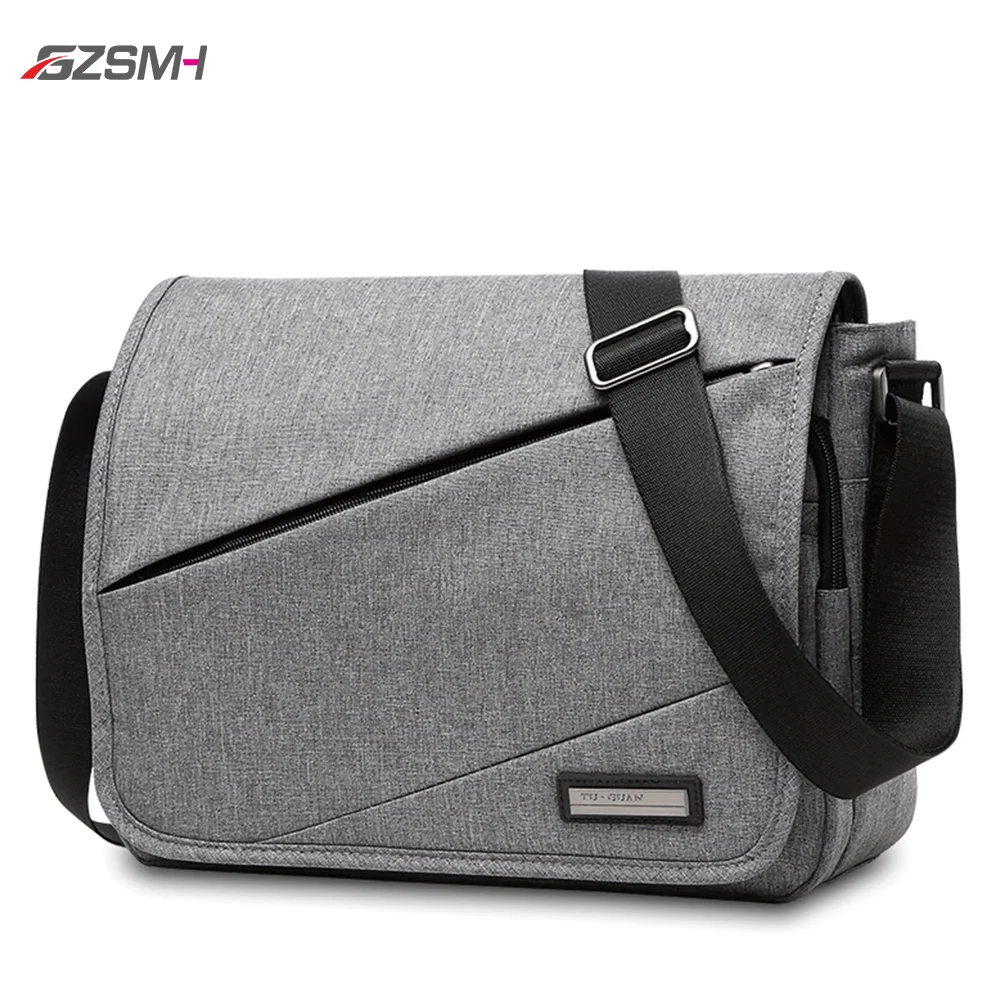 Мужская Холщовая Сумка через плечо высокого качества водонепроницаемая