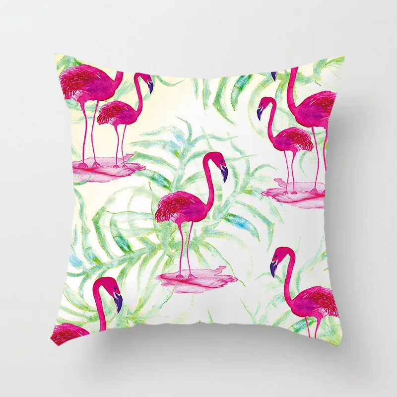 

Love Flamingo Pillowcase throw pillow case waist cushion covers for home sofa chair wedding christmas party decorations supplies