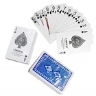 Синие, зеленые, белые ПВХ полностью пластиковые игральные карты, водонепроницаемые прочные покерные карты, игровая колода, набор покерных карт, волшебные карты