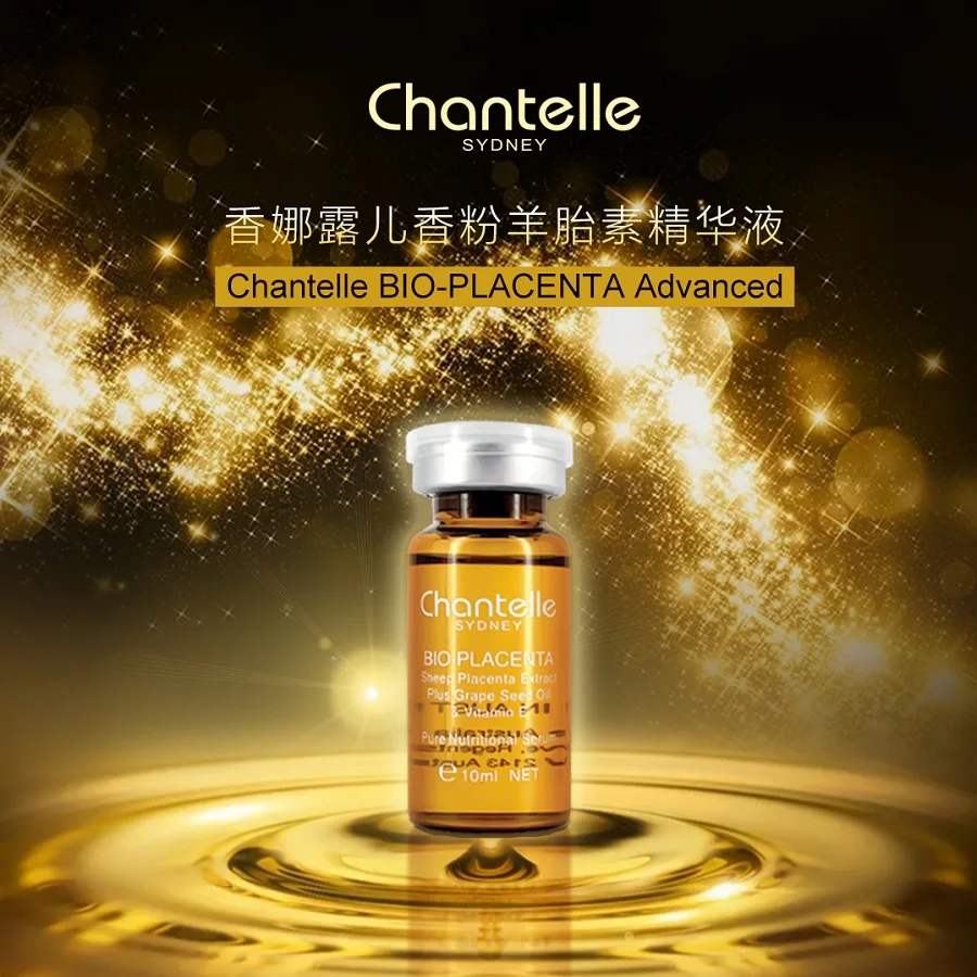 

Chantelle Nutrional BioSheep Placenta Gold Serum 10ML Anti-aging Age Spot Pigmentation Tighten Skin Radiance Youthful Appearance