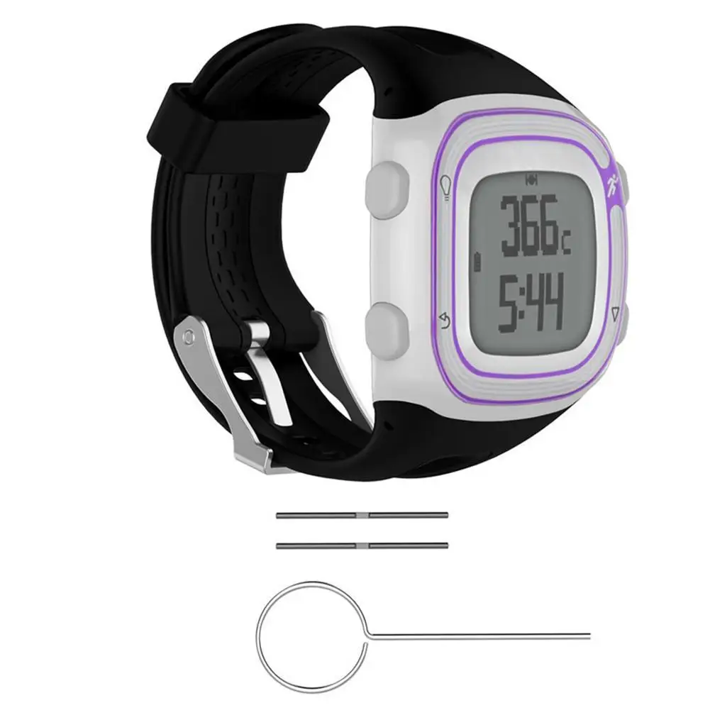 Silicone Watch Strap For Garmin Forerunner 10 15 GPS Running Sports Small Large Women Men Replacement Bands With Tools | Электроника