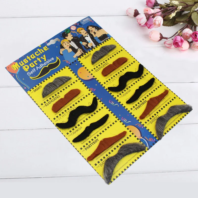 Реквизит для Хэллоуина искусственная борода самоклеющиеся взрослые детские