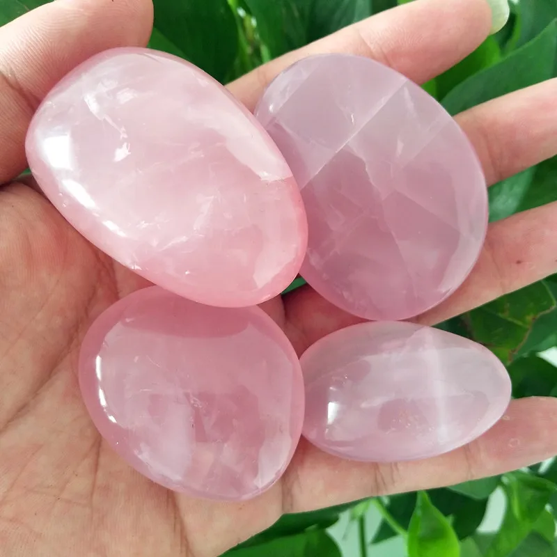 

Rose Quartz Crystals Palm Natural Minerals Ore Chakras Energy Reikis Healing Stones and Feng Shui Spiritual Meditation Gemstone