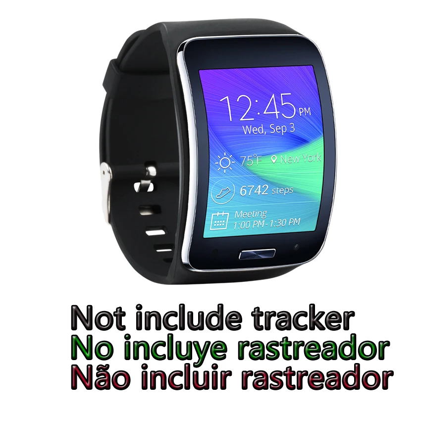 Яркий Baaletc замена Браслет спортивный браслет ремешок простой ремешок для samsung gear S SM-R750 браслеты(не включены часы - Цвет: Яркий