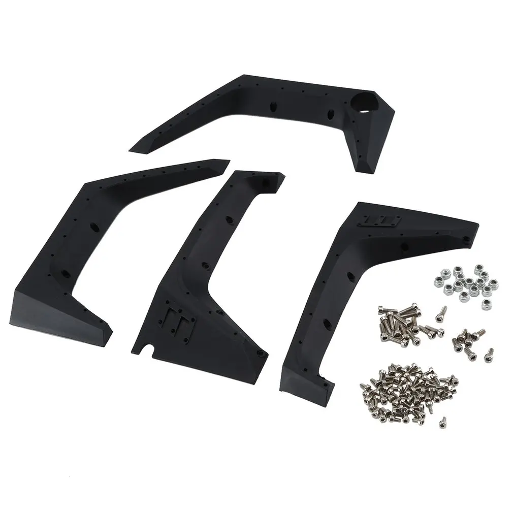 

Nylon Armor Wheel Eyebrow Shell Top Cover Air Intake Grille Set For KYX 1/10 Axial Jeep Wrangler Upgrade Accessories