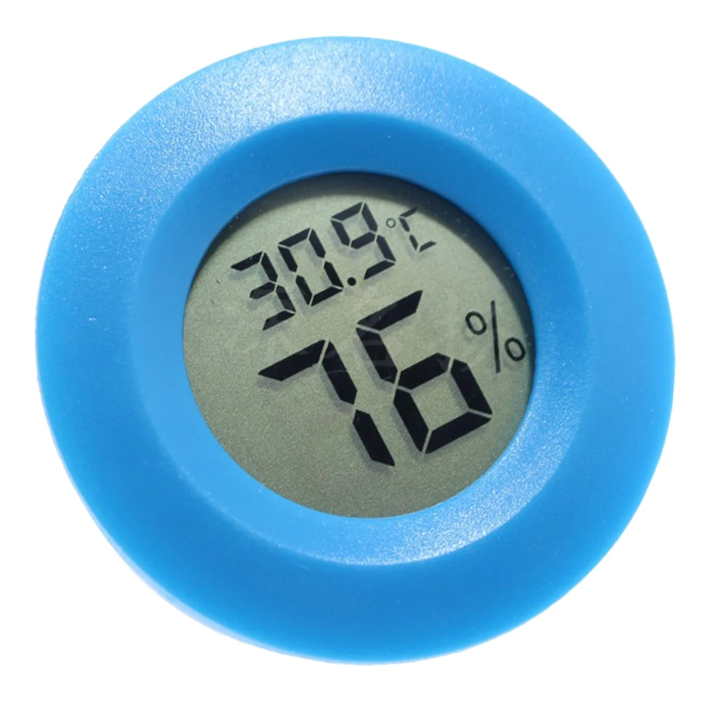 

6pcs Reptile Thermometer Humidity Hygrometer Blue Reptile Lizards Supplies