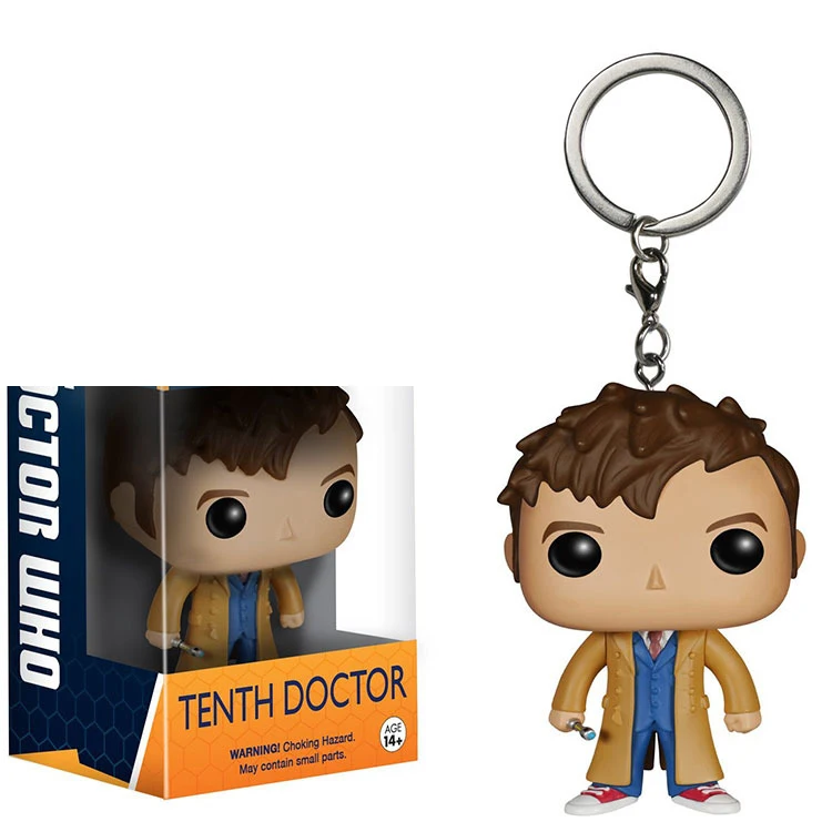 Карманный Брелок с доктором кто и двенадцатью врачами фигурка из коллекции