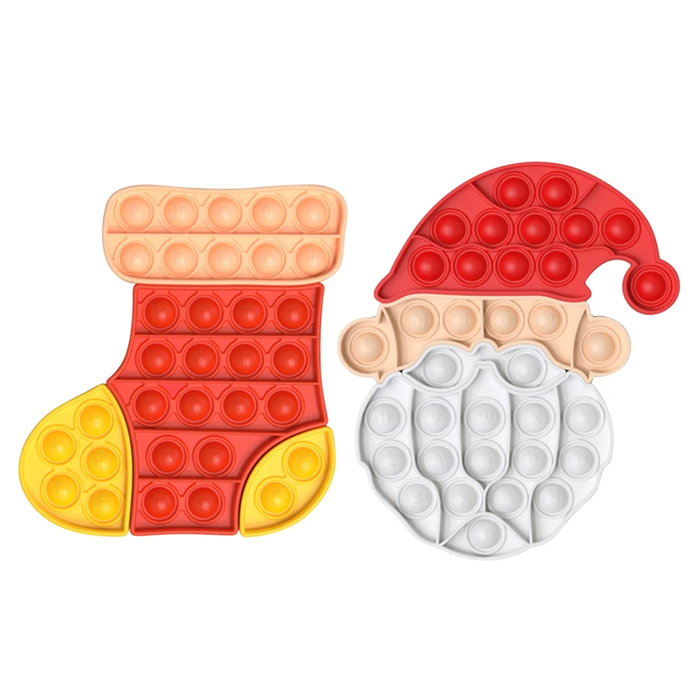 Игрушка пузырьковая сенсорная для детей и взрослых радужная силиконовая игрушка