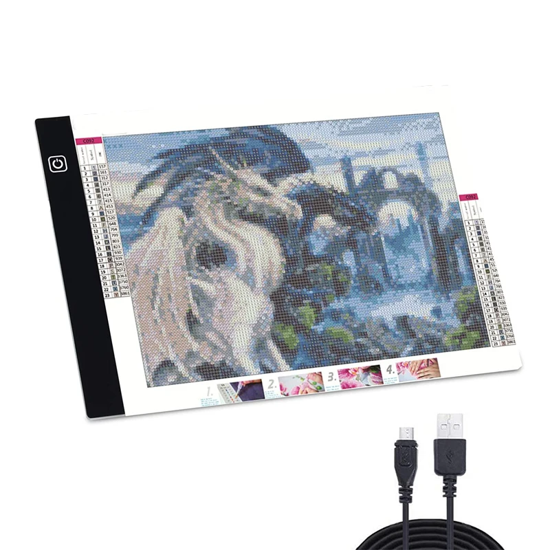 

Light Box A4 Drawing Tablet Graphic Writing Digital Tracer Copy Pad Board for Diamond Painting Sketch Dropshipping Wholesale