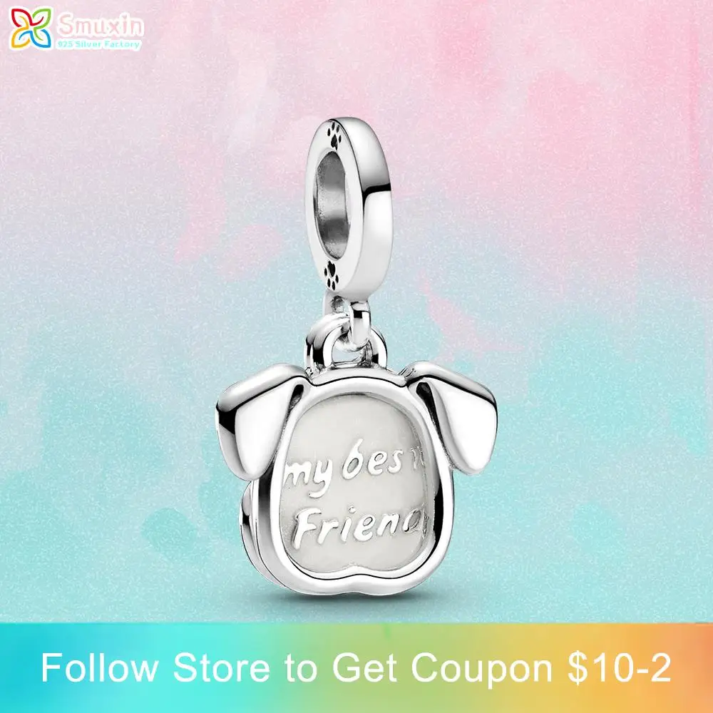 

Smuxin 925 Sterling Silver Charm My Pet Dog Dangle Charm fit Original Pandora Bracelets Women Jewelry Making Girl DIY Jewelry