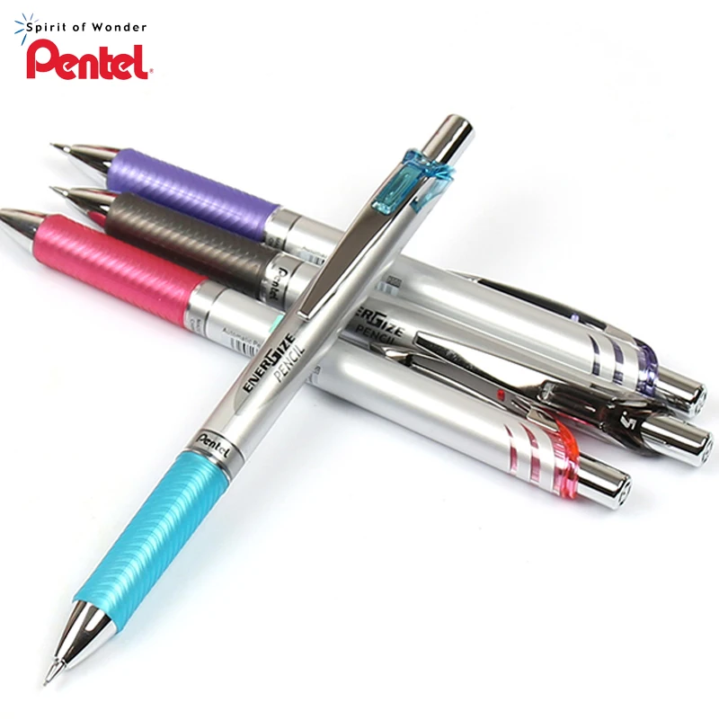 6 шт./лот Pentel PL75 многоцветный механический карандаш 0 5 мм 4 вида цветов Канцтовары