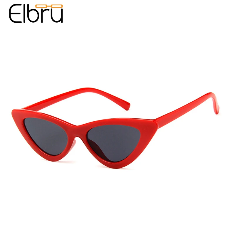

Elbru Classic Cat Eye Children Sunglasses Baby Fashion Colorful Sunshades Lovely Triangular Kids Spectacles For Boys And Girls