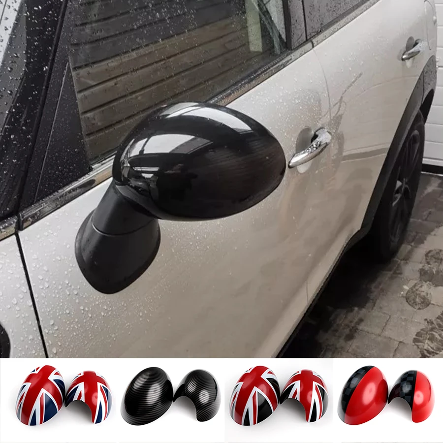 

Union Jack Shell Car Rear View Mirror Covers Stickers For Mini Countryman Cooper S Clubman Paceman R55 R56 R57 R58 R59 R60 R61