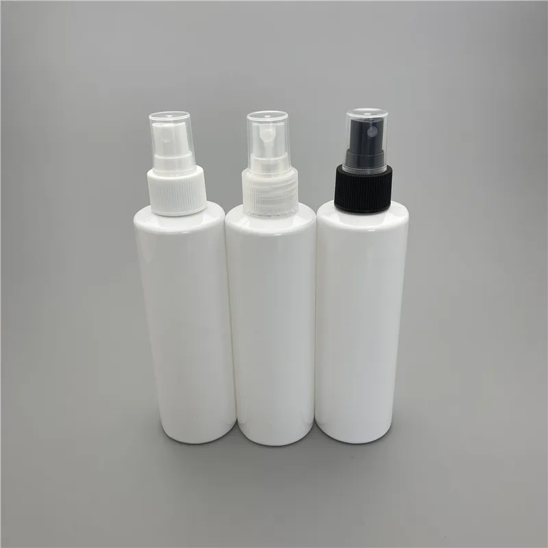 200ML X 30 White Cosmetic Flat Shoulder Plastic Bottle With Fine Mist Sprayer Perfume Travel Packaging Containers | Красота и