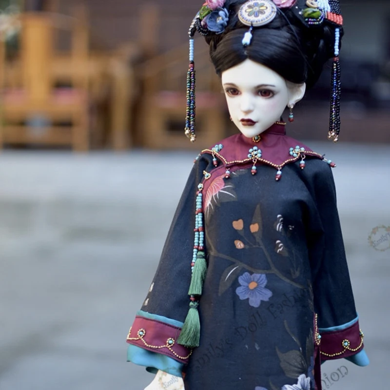 Bjd sd10 blythe Одежда Чонсам одежда узоры комплект DIY комплекты|Куклы| |