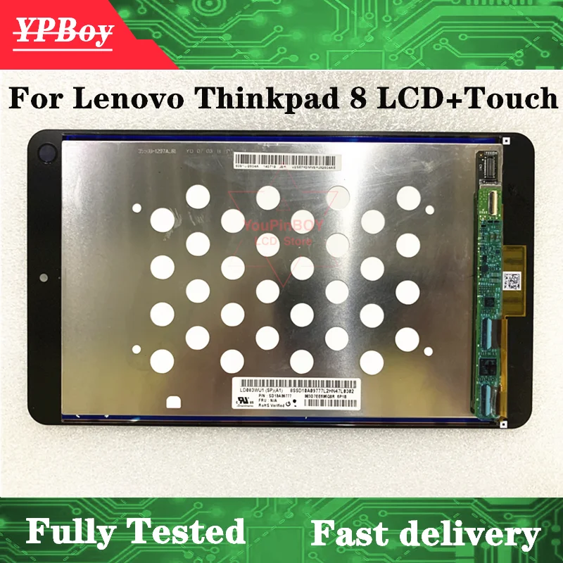ЖК дисплей 8 3 дюйма для Lenovo Thinkpad сенсорный экран дигитайзер панель стекло в сборе