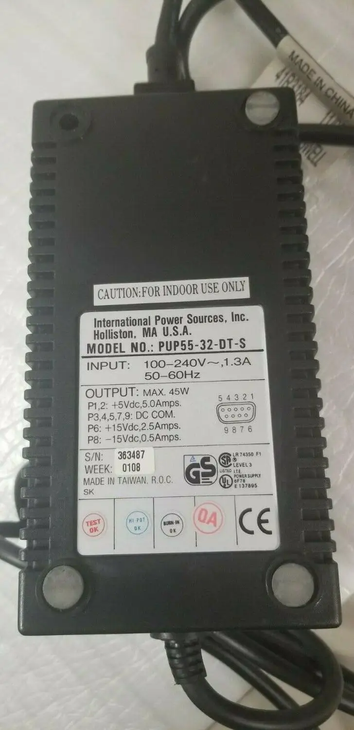 

Международные источники питания Φ-источник питания S 100-240 В а 50-60 Гц