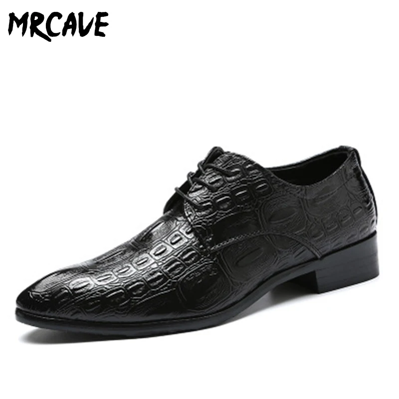 MRCAVE/Брендовые мужские лоферы из лакированной кожи свадебные модельные туфли