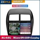 Автомобильный радиоприемник Android 10 для Mitsubishi ASX 2013-2015, стереоприемник, GPS-навигация, Автомобильный видео мультимедийный плеер