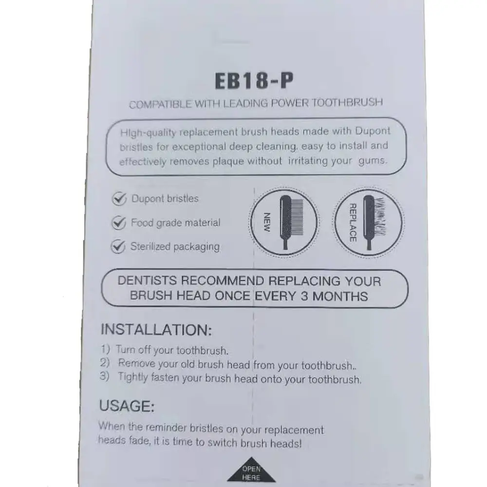 8 шт сменные насадки для зубной щетки Oral b электрическая зубная щетка прежде чем