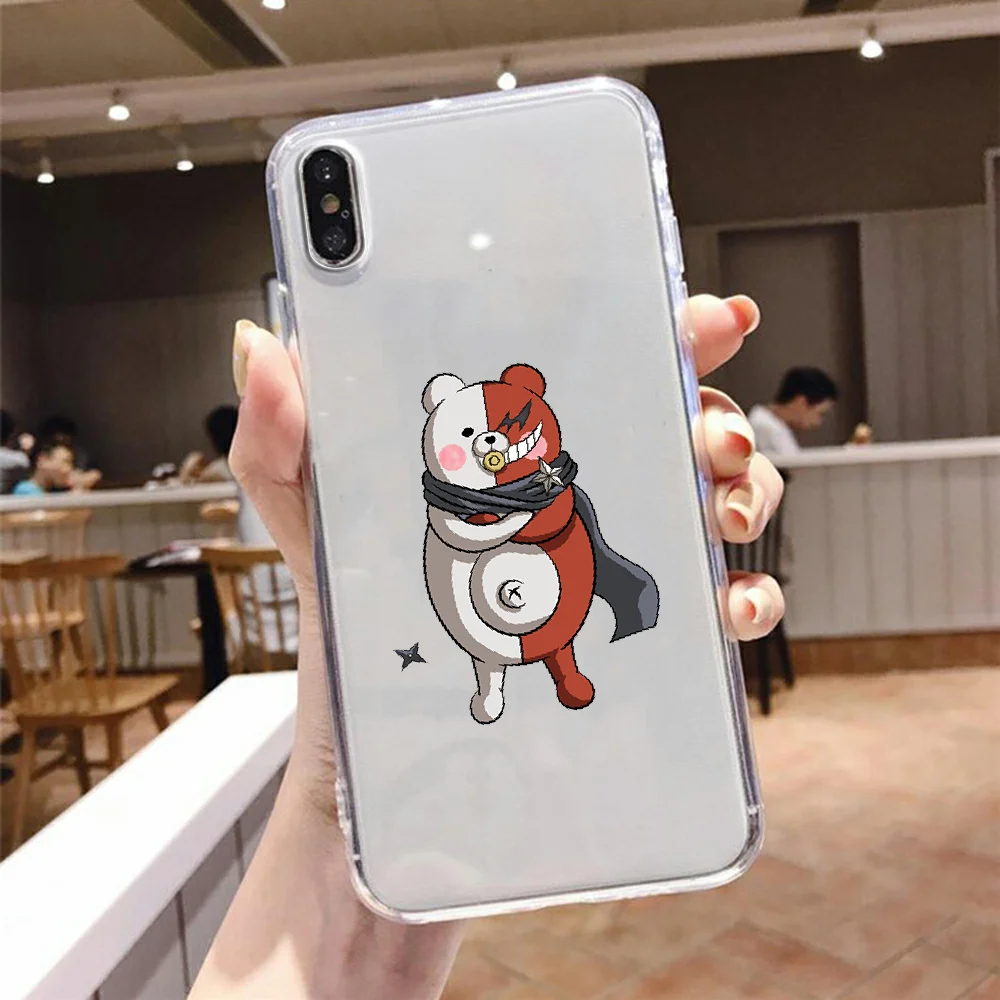 Danganronpa Monokuma Mioda Ibuki Чехол для телефона Huawei Honor 6 7 8 9 10 10i 20 A C X Lite Pro Play прозрачный TPU-чехол роскоши на.