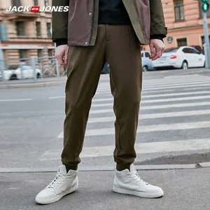 Мужские облегающие брюки JackJones, модные стильные брюки до щиколотки, спортивные штаны 219314536