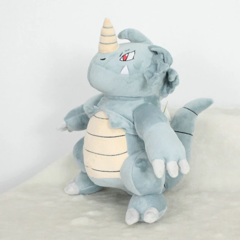 

TAKARA TOMY Stuffed Animals Pokemon Toy 30cm Rhydon High Quality Short Plush Cute and Charming Holiday Gifts for Children