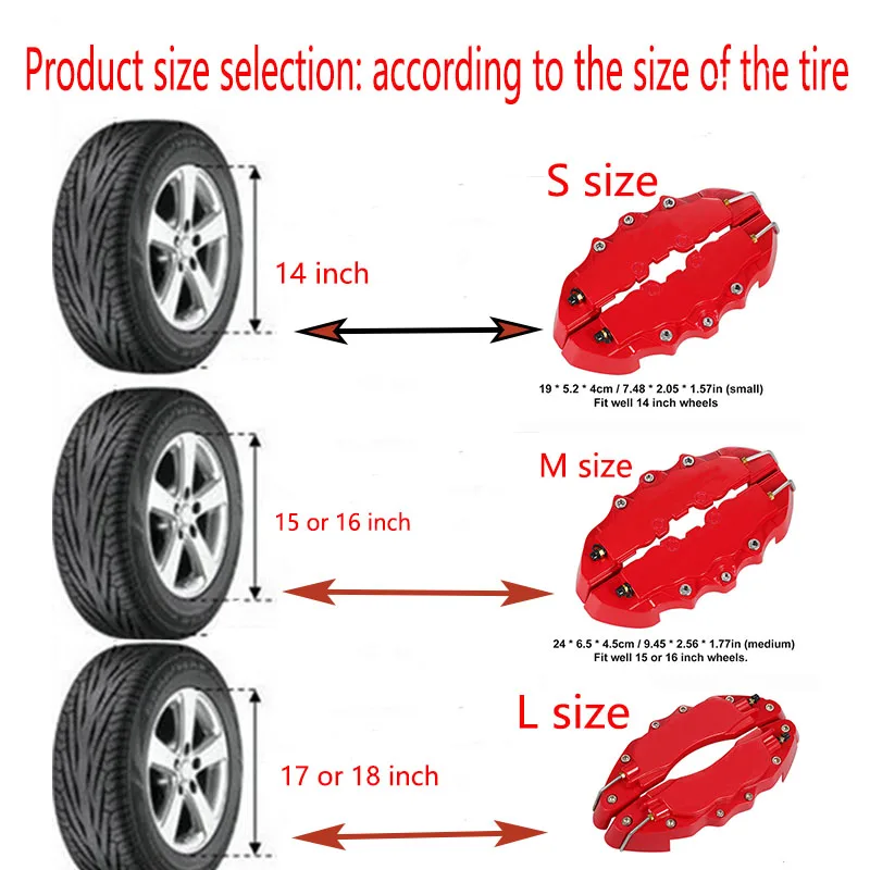 2 шт. колпачки для дискового тормоза автомобильной шины 14-18 дюймов Renault Megane Duster Clio