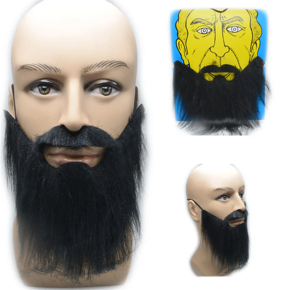 Забавные искусственные усы реквизит для фотобудки искусственная борода косплей