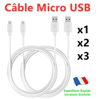 for lot 1 5 cable chargeur micro usb for huawei psmart 2021 for samsung a10 s567 j4j6