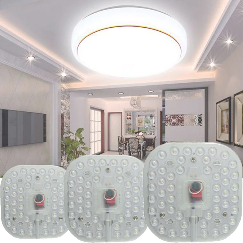 Led Module AC220V 230V 240V 12W 18W 24W Replace Ceiling Light Lampe Lighting Source Energy Saving Convenient Installation | Лампы и