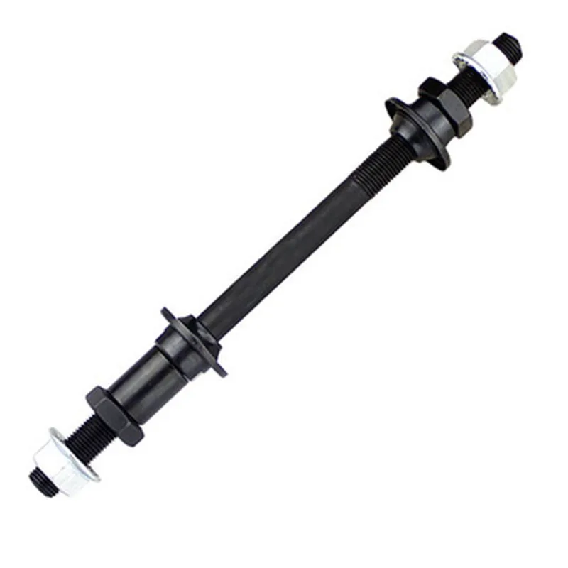 1pcs 200mm Велосипедная Ступица колеса ось Передняя Задняя стальная сплошная шпиндельная ось винтажная для Fat E Велосипед Fixie BMX MTB Дорожный шампур 150 мм 180 мм 200 мм - Цвет: 1pcs 200mm