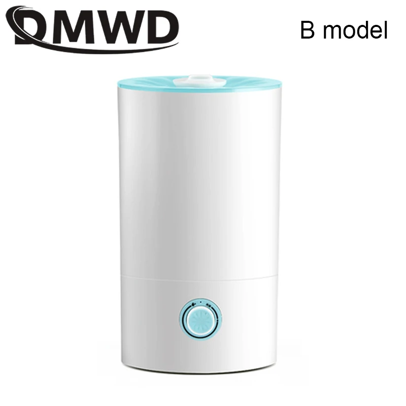 DMWD мини Электрический ультразвуковой увлажнитель 2L тумана ингалятор Fogger аромат