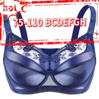 womens full coverage figure beauty lace non padded underwire minimizer bra plus size 75 80 85 90 95 100 105 110 b c d e f g h