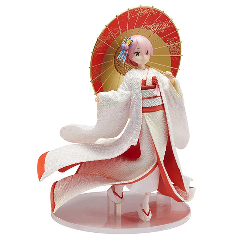 29 см F:NEX Re: жизнь в другом мире от нуля Ram/Rem Shiromuku Ver. Коллекционная экшн фигурка из