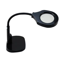 led desk lamp magnifying glass phone repair tool reading beauty adjustable brightness clip on desktop magnifying glass
