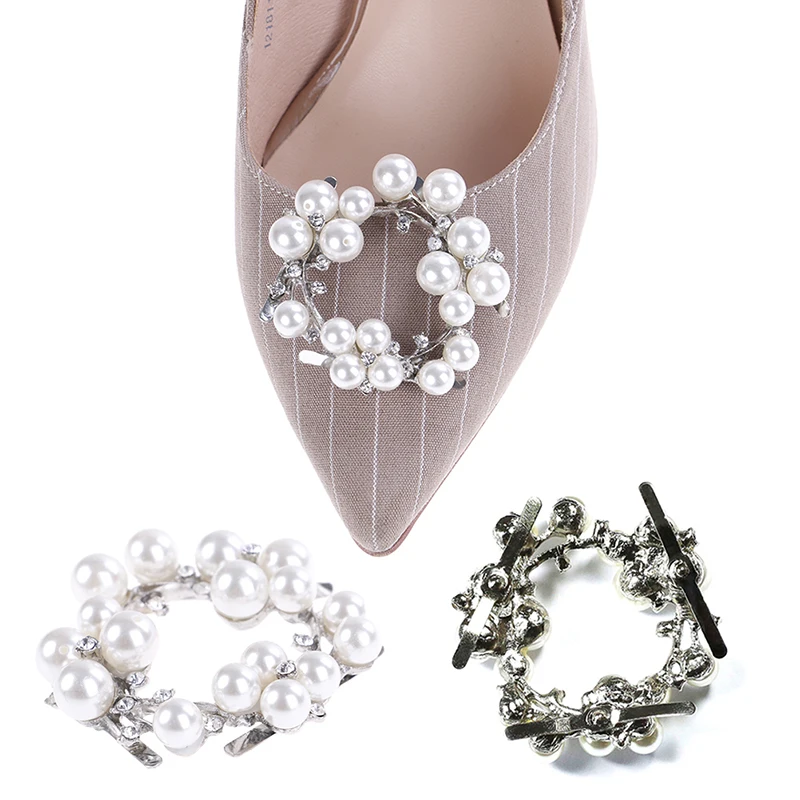 6 стилей хрустальные модные свадебные туфли Стразы зажим Пряжка для обуви