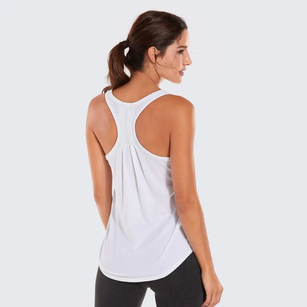 La Isla Женская Пима хлопок легкий без рукавов тренировки T Back Tank Top