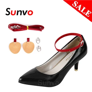 Sunvoкомплект шнурков для женщин; обувь на высоком каблуке с нескользящей шнуровкой; оптовая продажа; Прямая поставка; ремешок на щиколотке