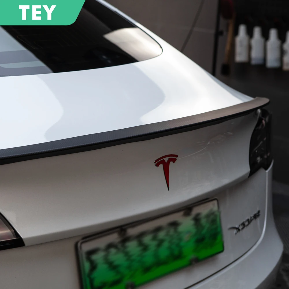 TEY 2021 модель3 высокопроизводительная версия спойлер для крыла багажника Tesla Model 3