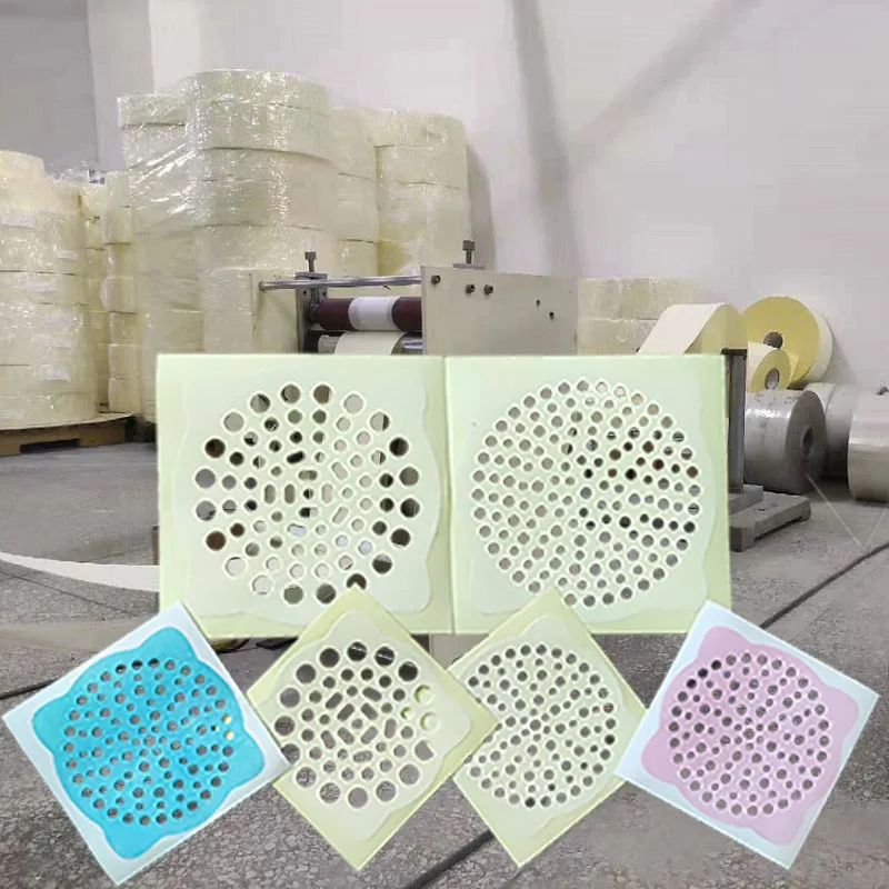 

Disposable hair filter stickers, kitchen and bathroom floor drain stickers, non-woven fabric, 20 pieces in a pack