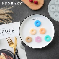 funbaky fudge donut silicone mold diy cake mold baking tool