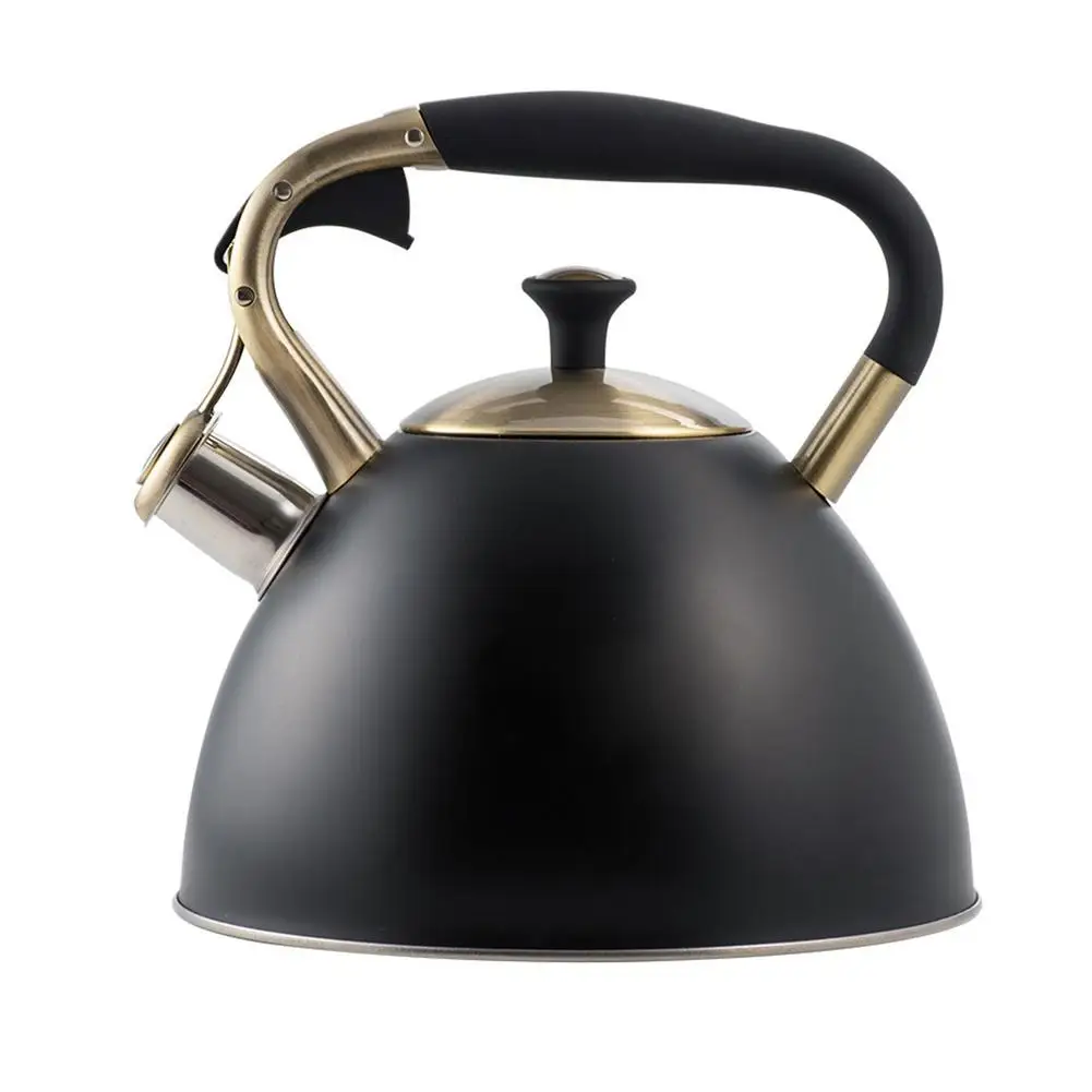 

Stainless Steel Teakettle Durable Whistling Tea Pot 3L Large Whistling Kettle To Cook Water Tea Coffee For Electronic Or Stove