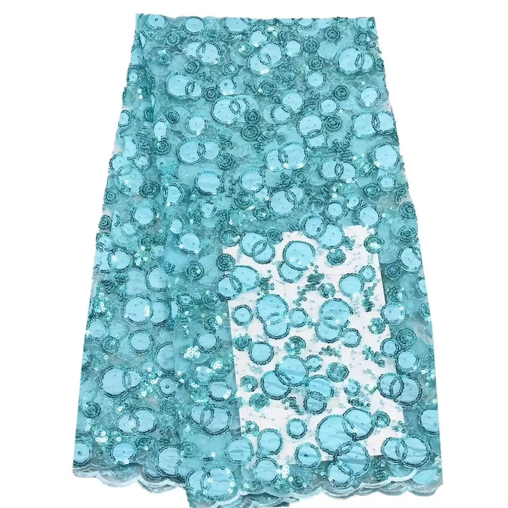 Новое поступление 2020 африканские кружевные ткани с блестками