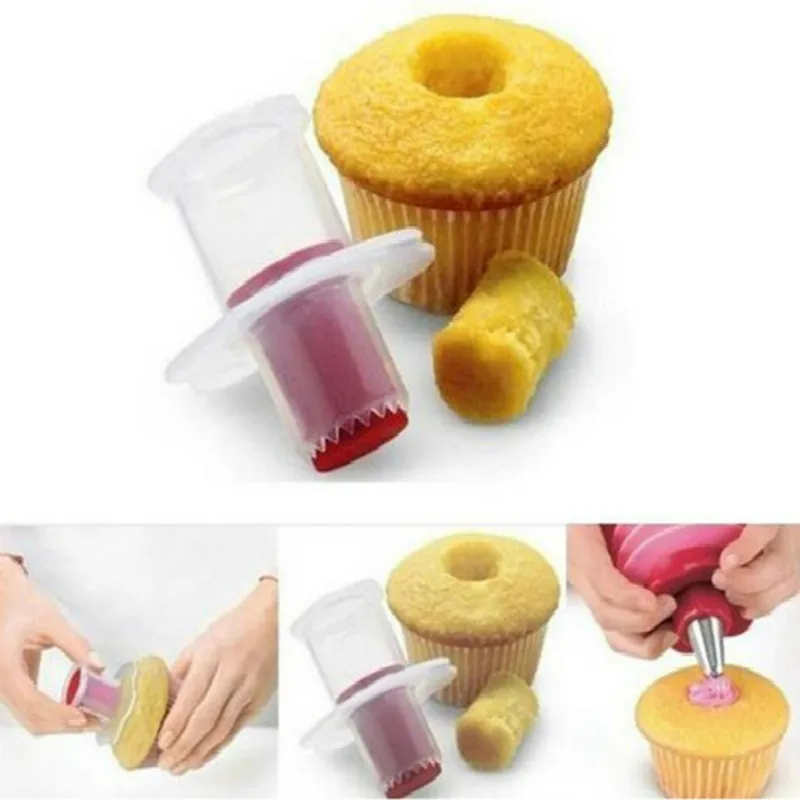 1 шт. резак для украшения тортов в виде красивых цветов|cupcake plunger|cupcake corercake corer |