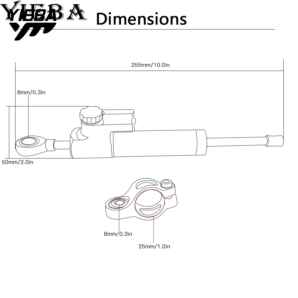 Для HONDA VFR750 1991 1997 VFR 750 1992 мотоциклетный демпфер руля стабилизация безопасности